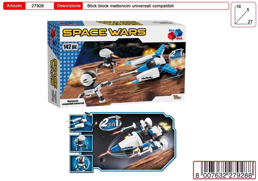 MATTONICINI COMPATIBILI SPACE WARS   