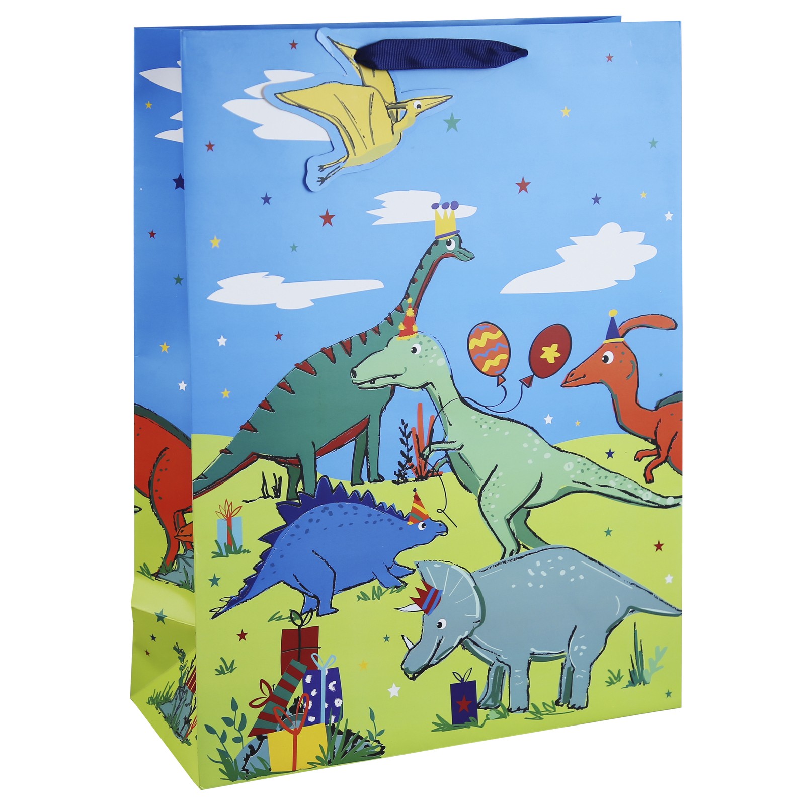 SHOPPER DINOSAURI 33X45,5X15 CF.6