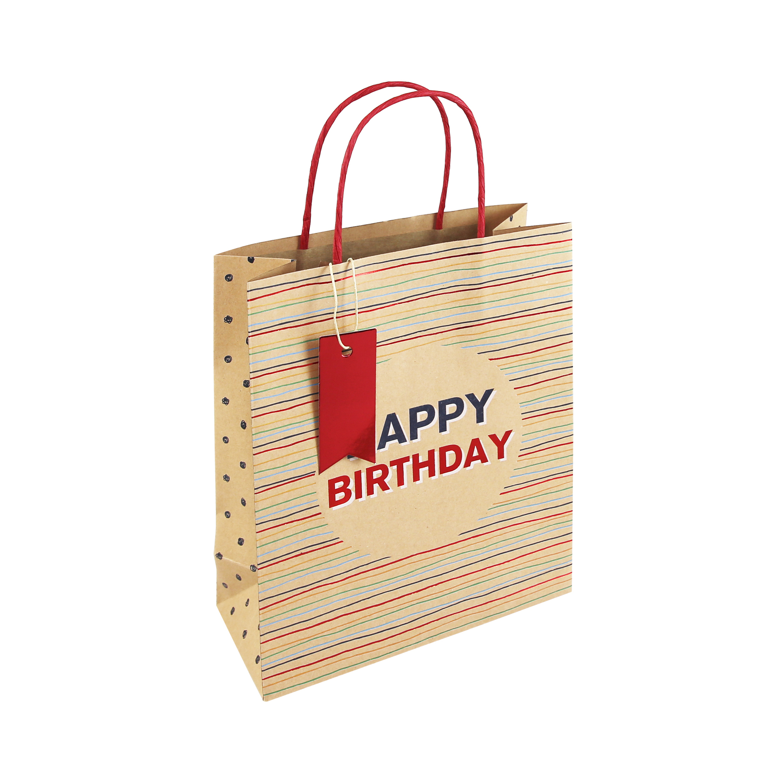 SHOPPER KRAFT COMPLEANNO 21,5X25X10 CF12