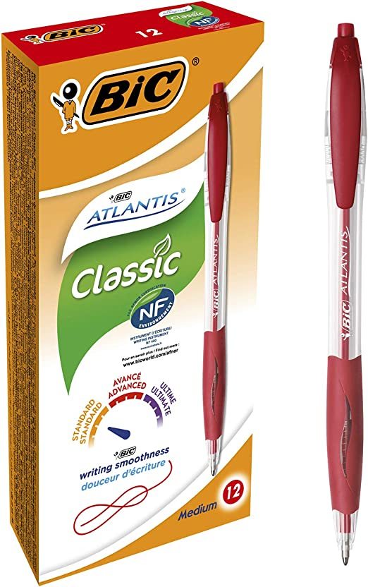 SFERA BIC ATLANTIS ROSSO 