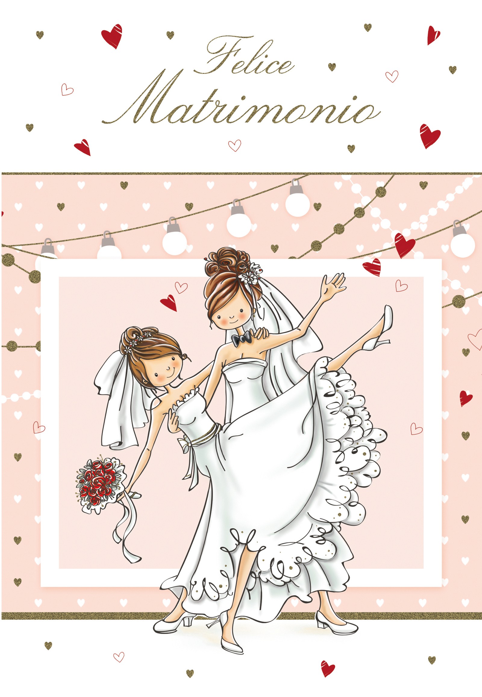 SC.12 BIGLIETTO FELICE MATRIMONIO 