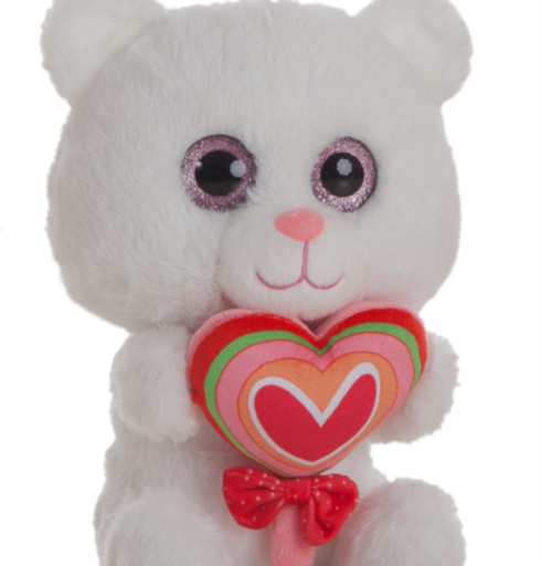 PELUCHE ASSORTITI  CON CUORE  26CM