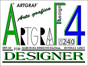 BLOCCO ARTGRAF F4 24X33 FG. 20 LISCIO