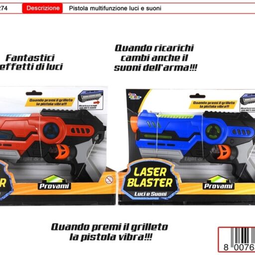 PISTOLA GRANDE SUONI E LUCI