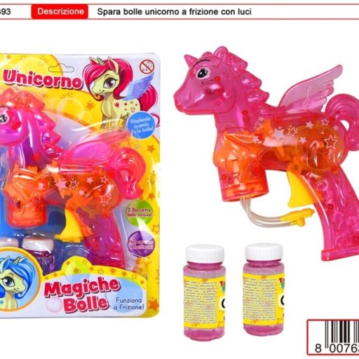 PISTOLA BOLLE UNICORNO A FRIZIONE