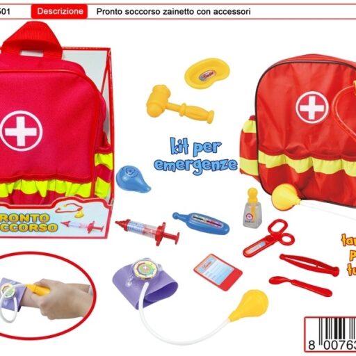 PRONTO SOCCORSO  ZAINETTO C/ACCESSORI