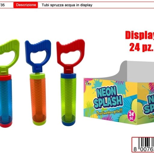 TUBO ACQUA TRASPARENTE CM 28