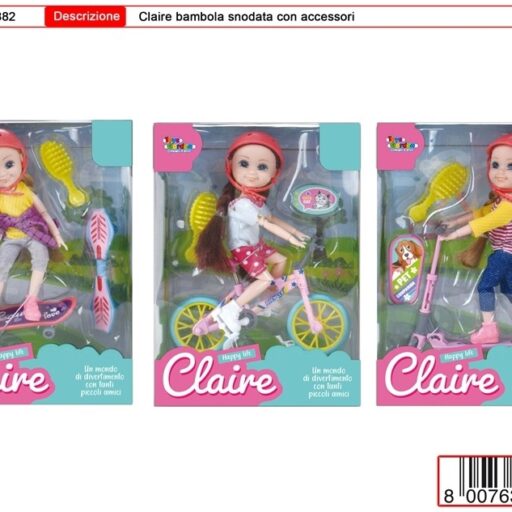 BAMBOLA CLAIRE SPORT LIFE