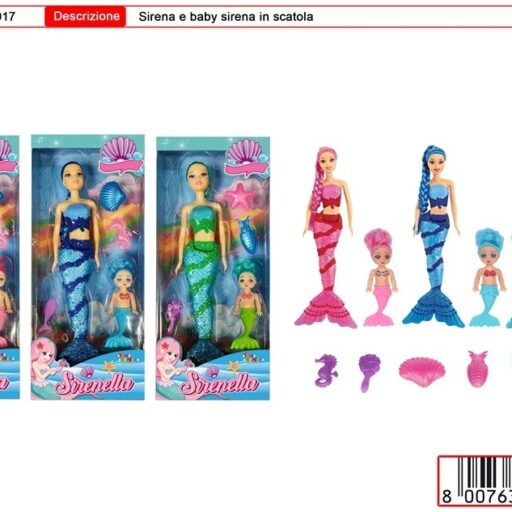 SIRENETTA C/BABY IN SCATOLA