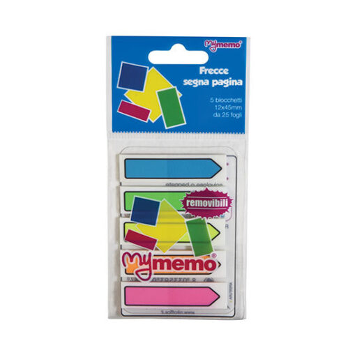 SEGNAPAGINA FRECCIA 5 COLORI