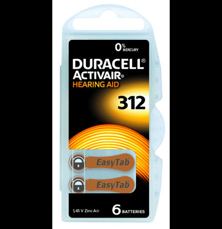 PILA DURACELL ACUSTICA DA312N BL6