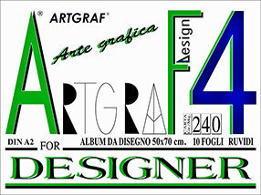 BLOCCO ARTGRAF F4 50X70 FG.10 LISCIO