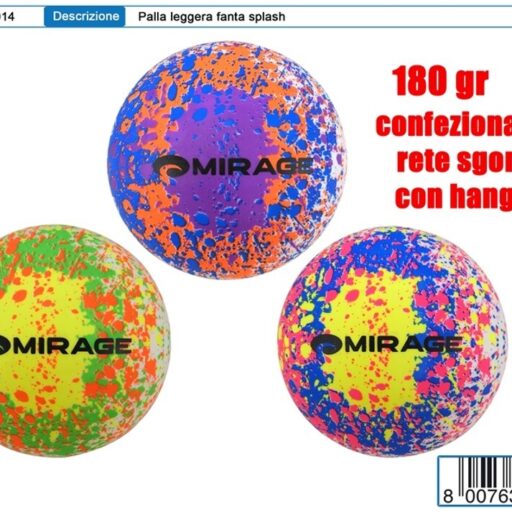 PALLA LEGGERA FANTA SPLASH IN RETE SGONF