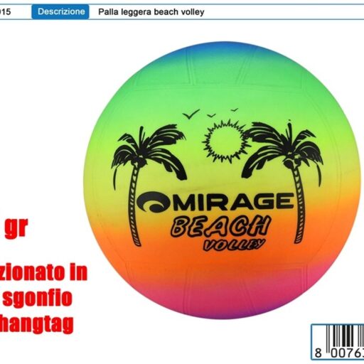PALLA LEGGERA DA BEACH VOLLEY 180 GR