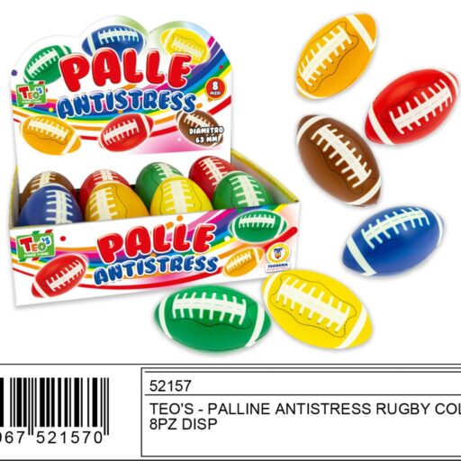 PALLINE RIMBALZINE RUGBY 8PZ