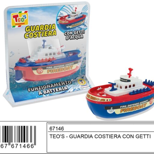 GUARDIA COSTIERA CON GETTI