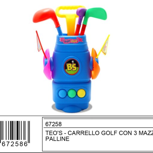 CARRELLO GOLF C/3 MAZZE