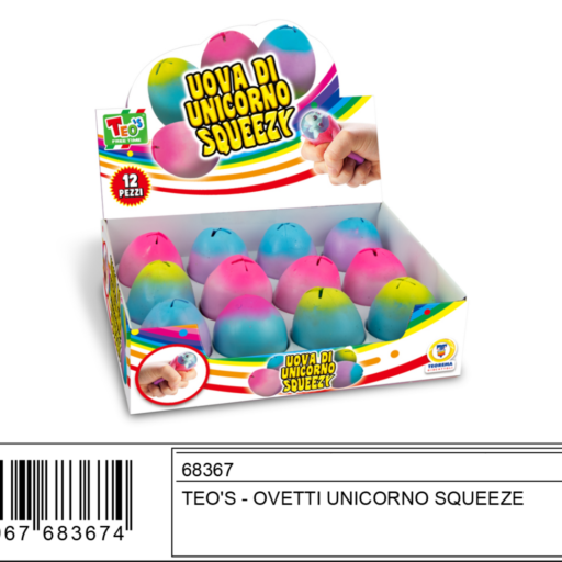 OVETTI UNICORNO SQUEEZE PZ.12