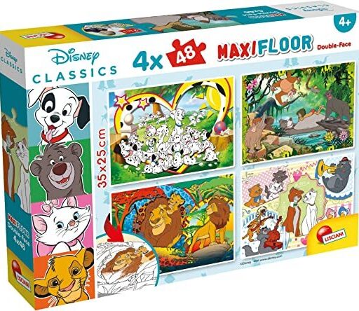 DISNEY PUZZLE MAXIFLOOR 4X48 CLASSIC MIX