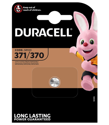 PILA DURACELL SILVER 371/370