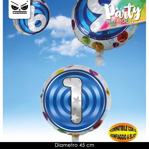 METAL BALOON NUMBER 1   ST3662