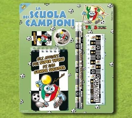 SET CANCELLERIA ULTRAS BIANCONERO