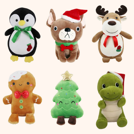 KIT 8 PUPAZZI NATALE CM 22