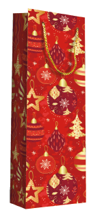 SHOPPER  BOTTIGLIA NATALE JINGLE BELLS