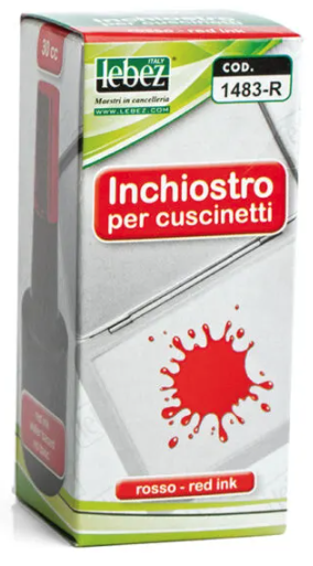 INCHIOSTRO PER TIMBRI ROSSO