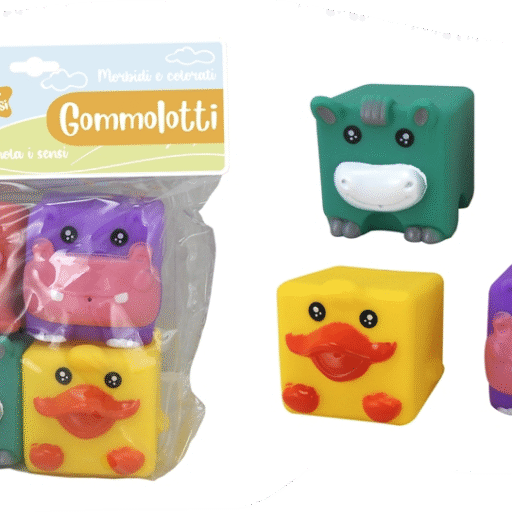 GOMMOLOTTI ANIMALI CUBI