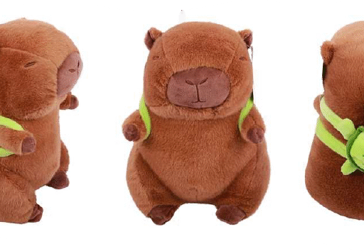CAPYBARA 30 CM CON ZAINETTO
