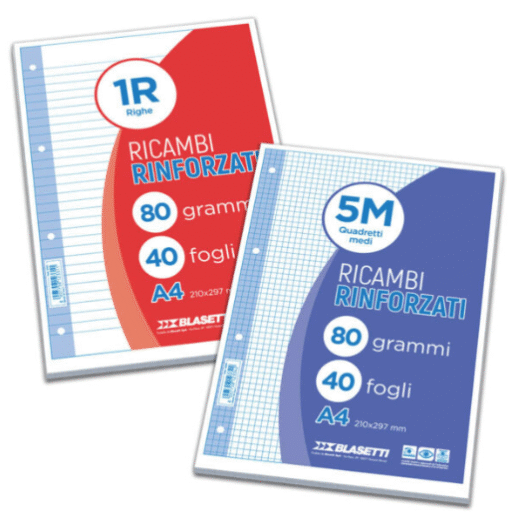 RICAMBIO RINF A5 80 GR 40F 5M