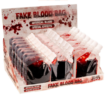 CF.8 PZ. SANGUE FINTO IN SACCA 30ML.