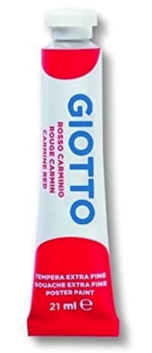 TEMPERA  GIOTTO 21ML CARMINIO 6PZ