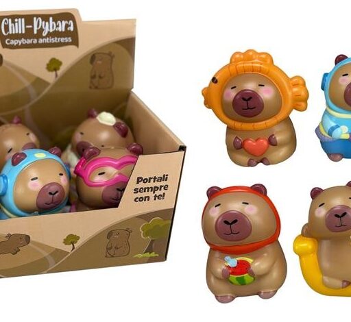 ESPO 6 PZ. CAPYBARA SQUISHY ANTISTRESS