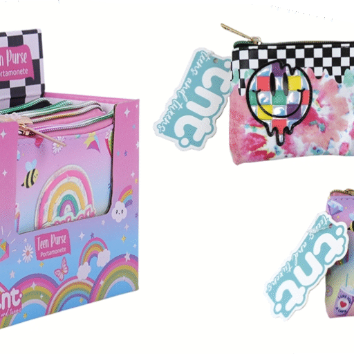 TNT TEEN PURSE PORTAMONETE DISPLAY DA 6