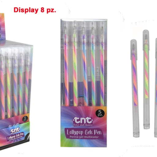 TNT TWIST PEN SET 5 PENNE DISP 8