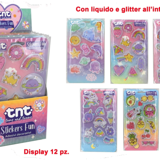 TNT STICKERS FUN ADESIVI