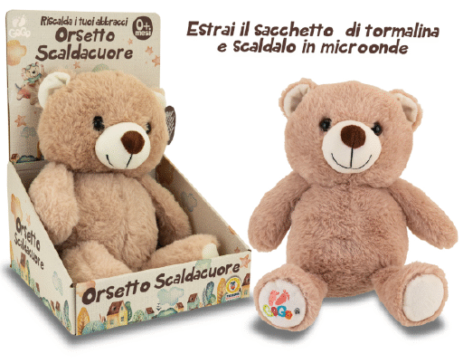 ORSETTO SCALDACUORE 24CM C/TORMALINA