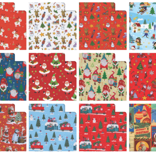 SC.50 FOGLI CARTA NATALE BIMBI