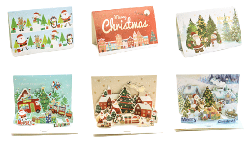 CF.24 PZ. BIGLIETTO AUGURI 3D 12X17