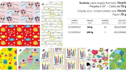 CARTA REGALO ASS.50 FG.  70X100 YOUNG