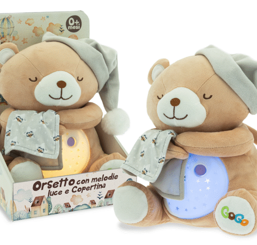 GOGO ORSETTO25CM C/LUCE E MELODIA