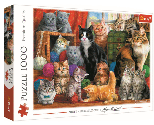 PUZZLE 1000 FELINE MEETING