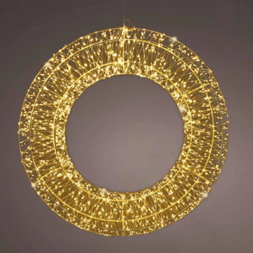 CORONA 38CM 960LED LUCE CALDA