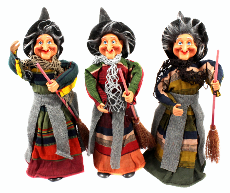 BEFANA IN PIEDIC/SCOPA CM 25