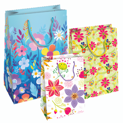 SHOPPER PLAST.33X10X45 FIORI CF 10