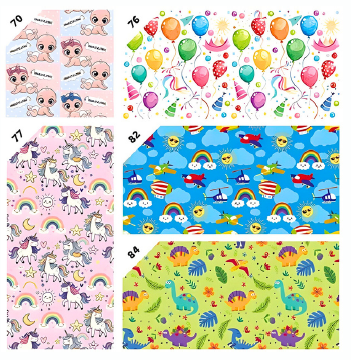 CARTA REGALO  ASS.50 FG.  100X140 BIMBI