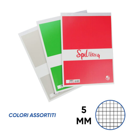 BLOCCO A4 5MM 60FG 60GR