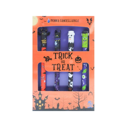SET 4 PENNE CANCELLABILI HALLOWEEN